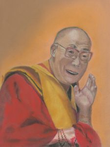 Portret Dalai Lama